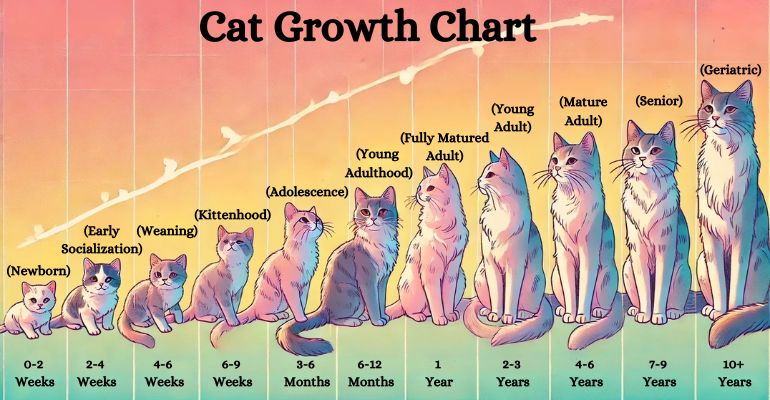 cat growth chart