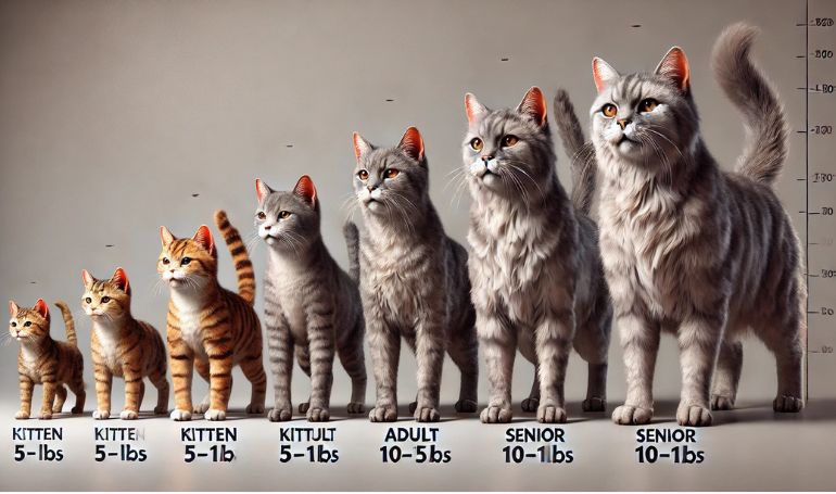 cat weight chart