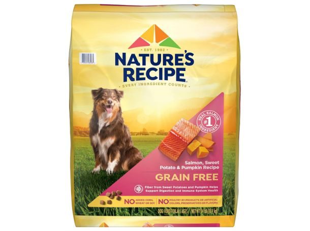 Nature′s Recipe Grain Free Salmon, Sweet Potato & Pumpkin Recipe Dry Dog Food